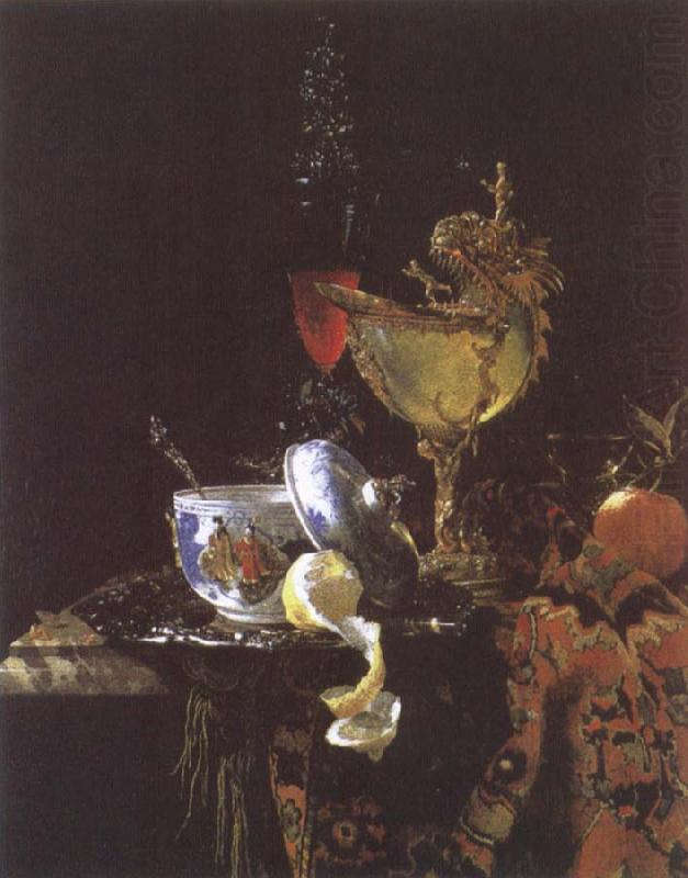 Still life with Chinese Porcelain Jar, Willem Kalf